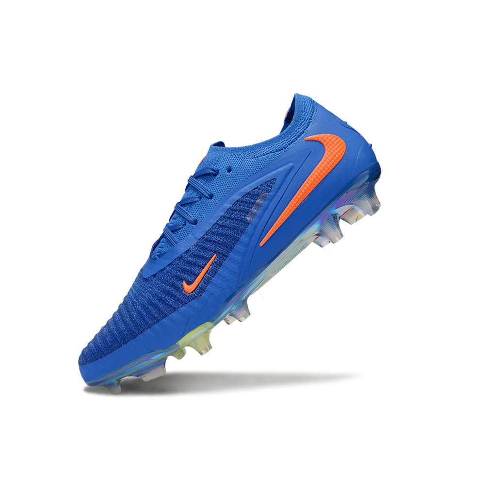 Chuteira Campo Nike Phantom GX 3 Elite FG Azul e Laranja