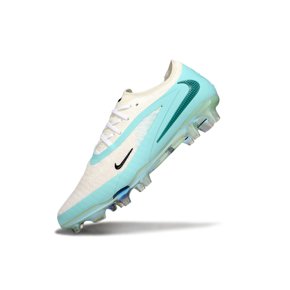 Chuteira Campo Nike Phantom GX 3 Elite FG Branco e Verde