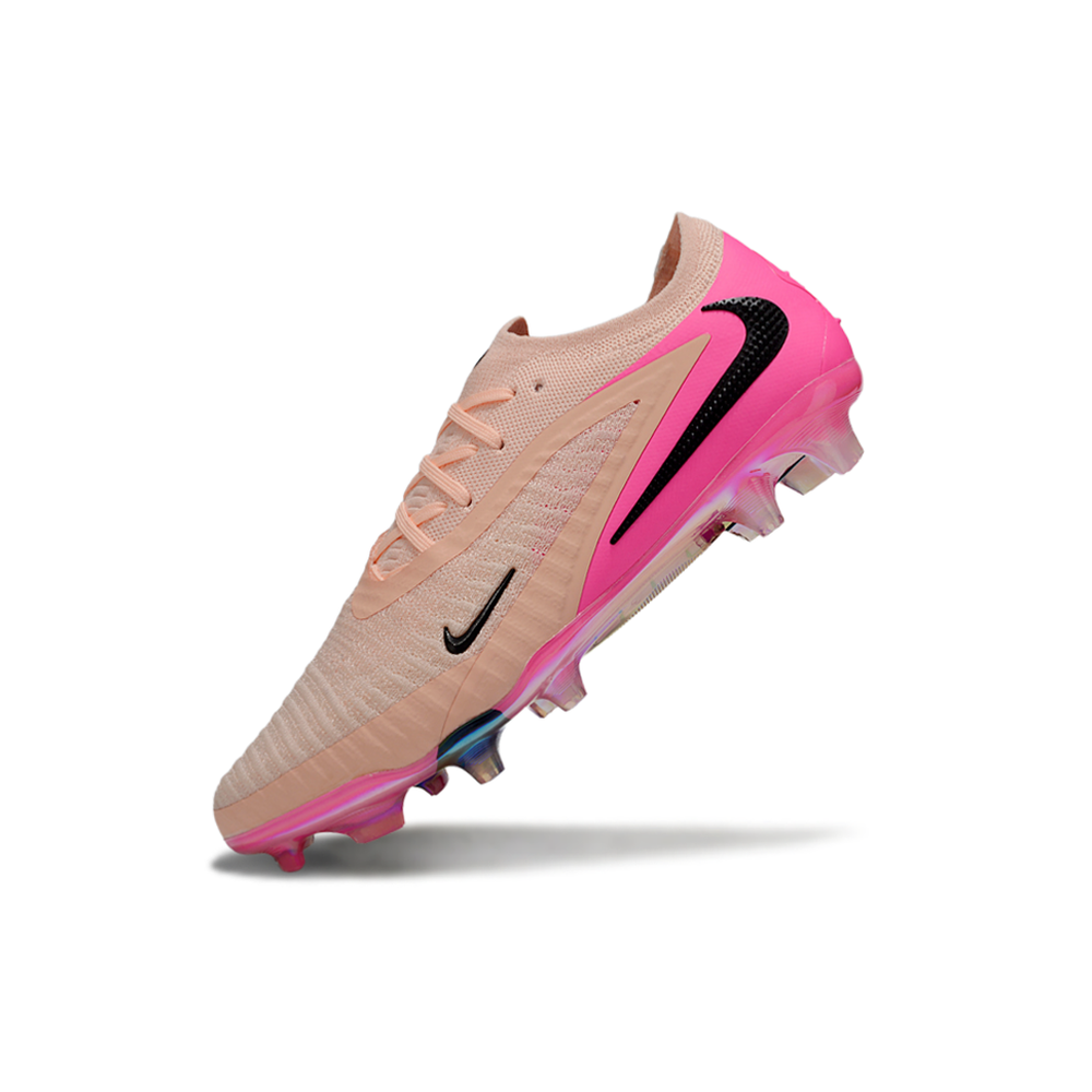 Chuteira Campo Nike Phantom GX 3 Elite FG Rosa e Preto