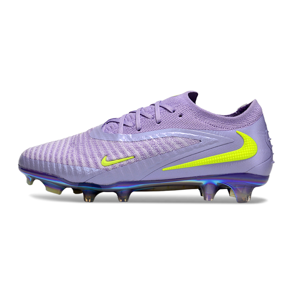 Chuteira Campo Nike Phantom GX 3 Elite FG Roxo e Verde