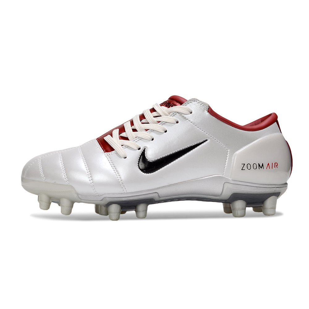 Chuteira Campo Nike Total 90 FG Cinza e Bordo