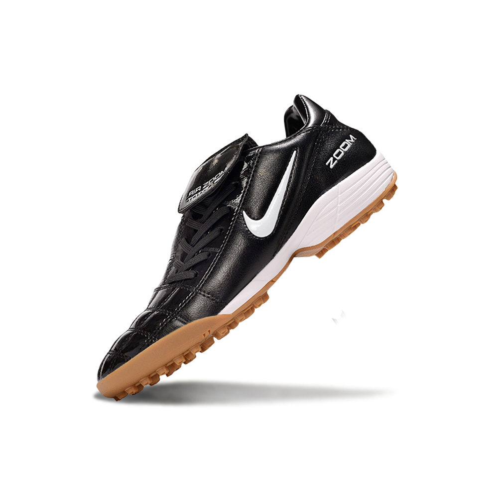 Chuteira Society Nike Total 90 TF Preto e Branco