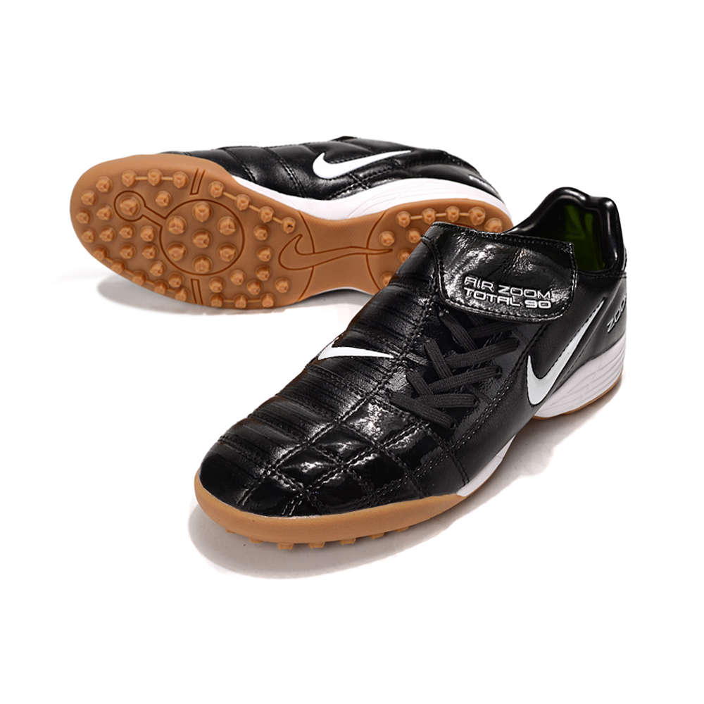 Chuteira Society Nike Total 90 TF Preto e Branco