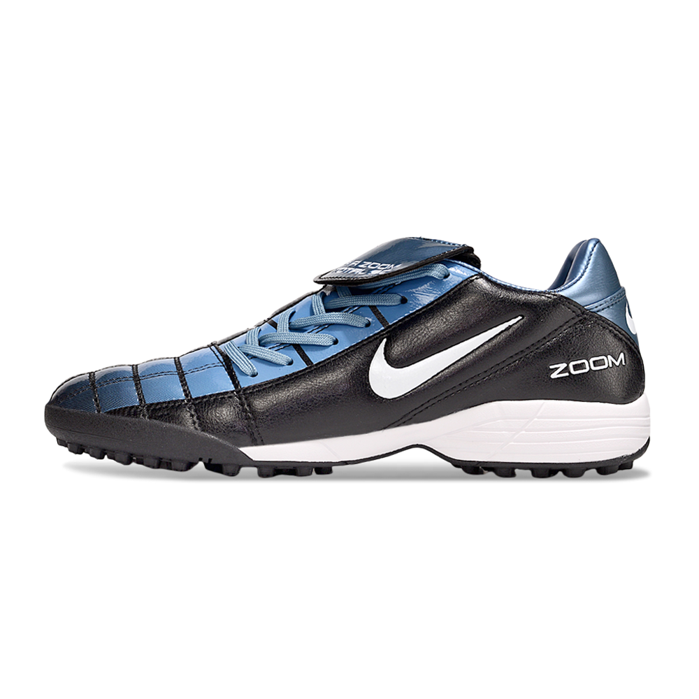 Chuteira Society Nike Total 90 TF Preto e Azul