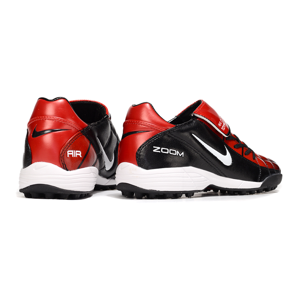 Chuteira Society Nike Total 90 TF Preto e Vermelho 