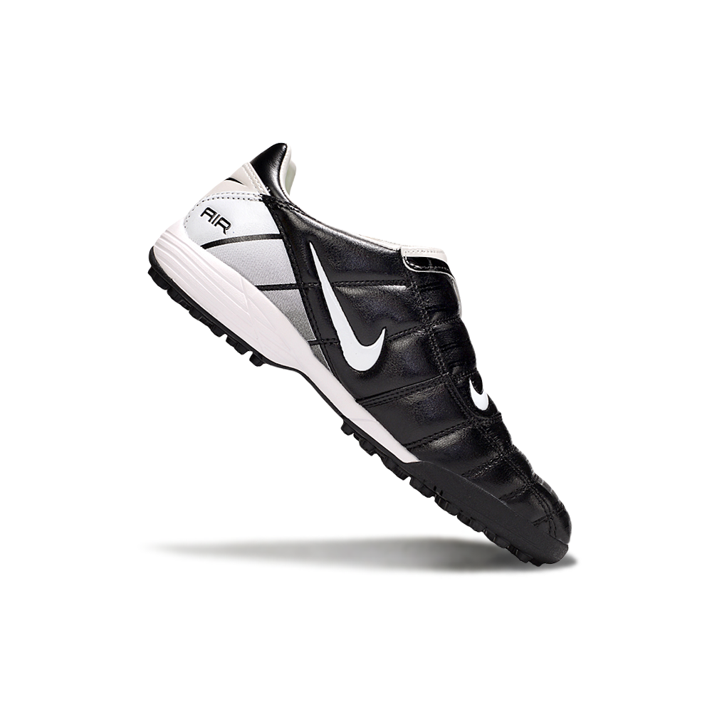 Chuteira Society Nike Total 90 TF Preto e Branco