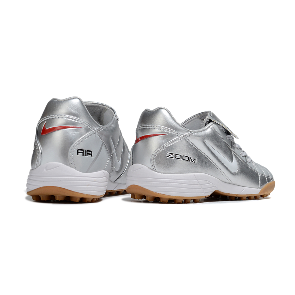 Chuteira Society Nike Total 90 TF Prata 