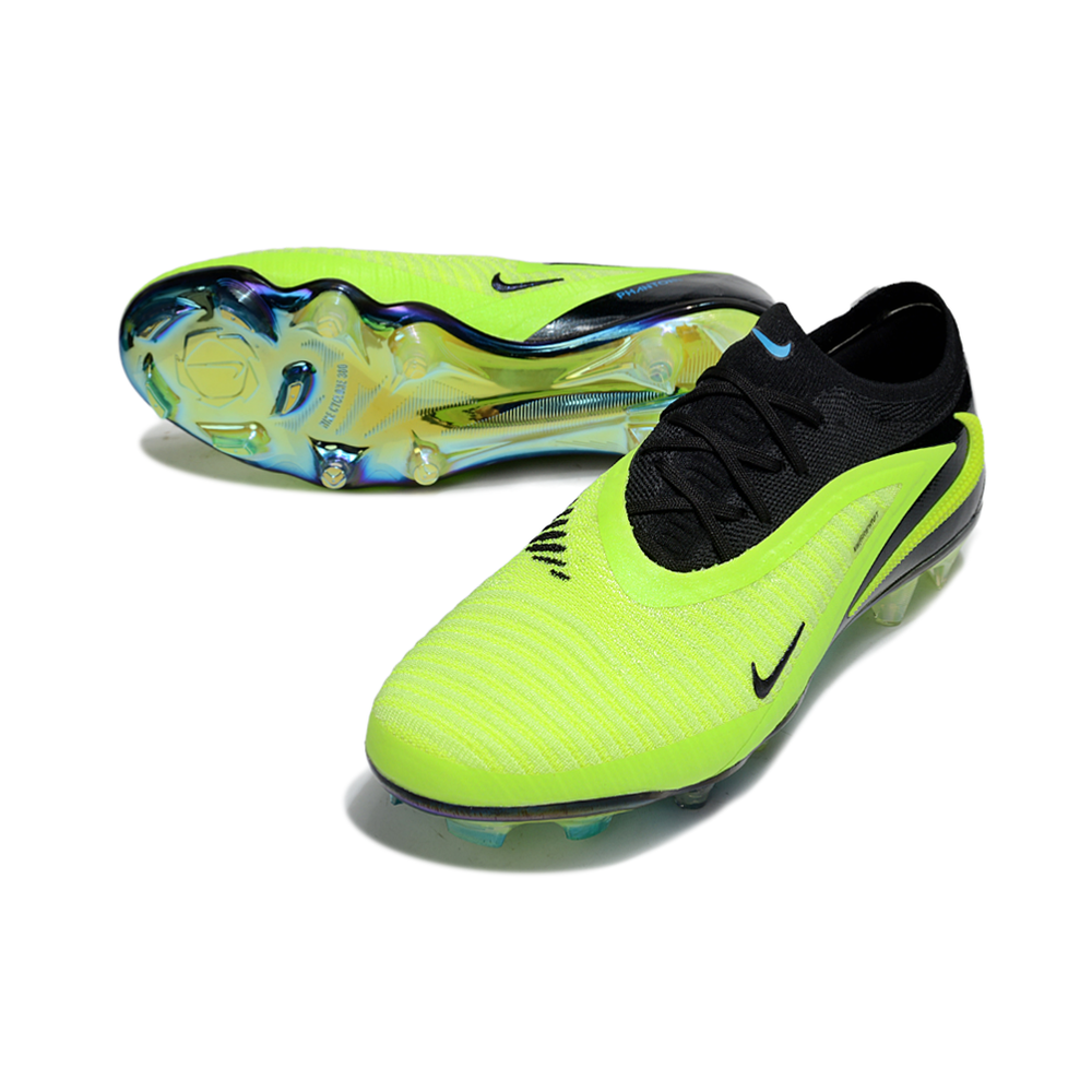Chuteira Campo Nike Phantom GX 3 Elite FG Verde e Preto 