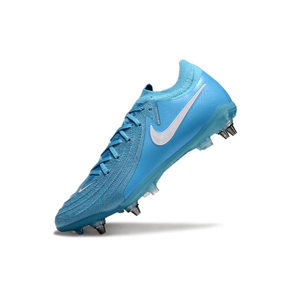 Chuteira Campo Nike Phantom GX 2 Elite Trava Mista Azul