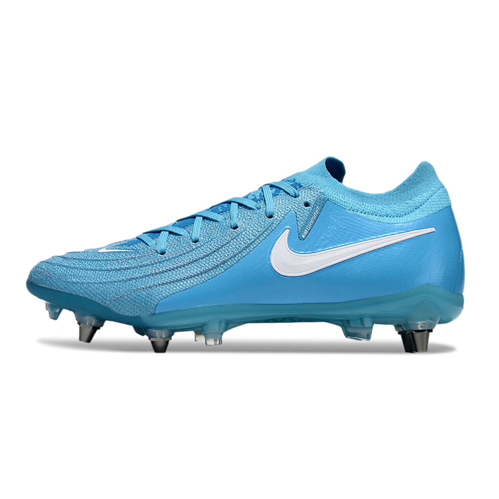 Chuteira Campo Nike Phantom GX 2 Elite Trava Mista Azul