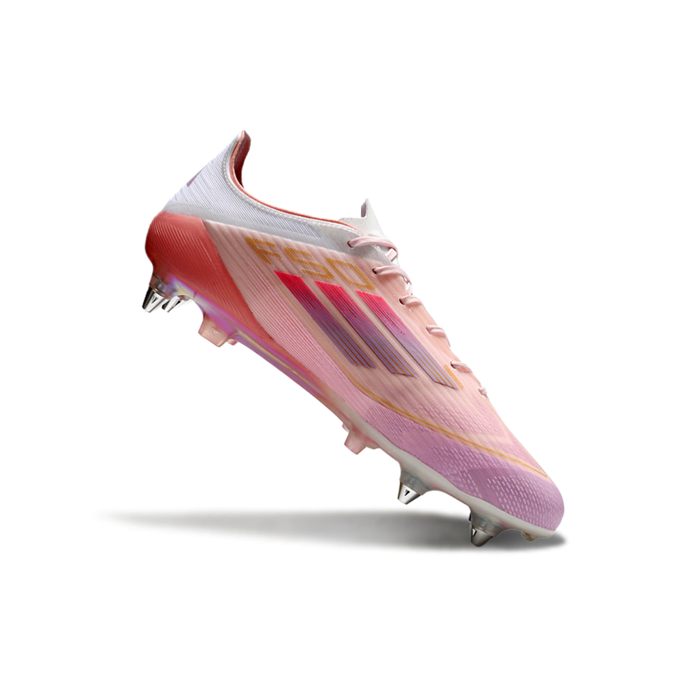 Chuteira Campo Adidas F50 Ponta de Alumínio Rosa - LY304