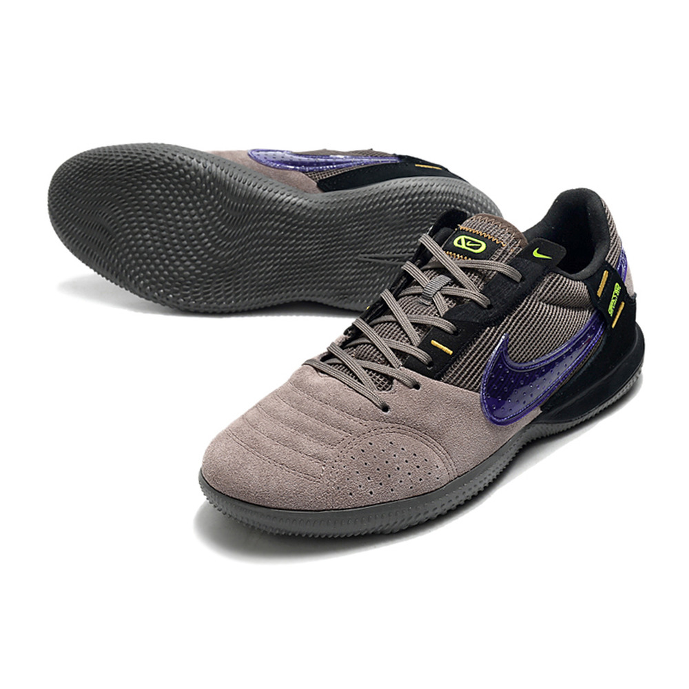 Chuteira Futsal Nike StreetGato IC Cinza e Roxo
