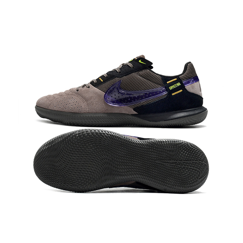 Chuteira Futsal Nike StreetGato IC Cinza e Roxo