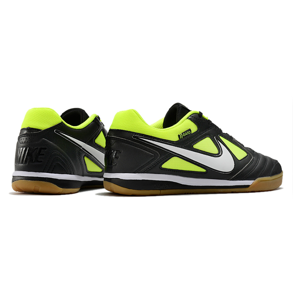 Chuteira Futsal Supreme x Nike SB Gato IC Preta e Verde
