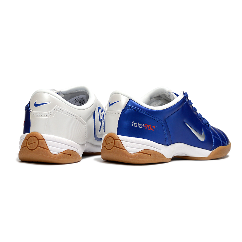 Chuteira Futsal Nike Total 90 IC Azul e Branco