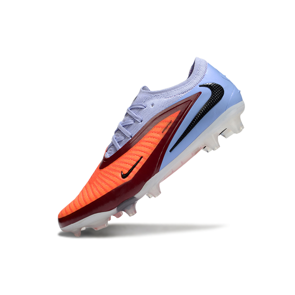 Chuteira Campo Nike Phantom GX 3 Elite FG Roxo e Laranja 