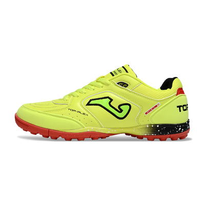Chuteira Society Joma Top Flex TF Verde e Vermelho