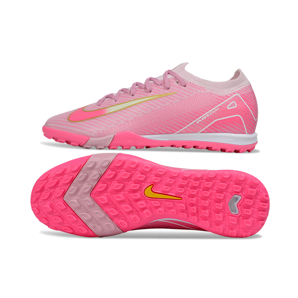 Chuteira Society Nike Air Zoom Mercurial Vapor 16 Elite TF Rosa