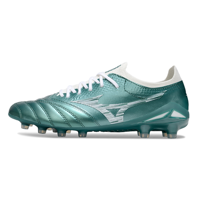 Chuteira Campo Mizuno Morelia Neo 4 Beta FG Verde e Branco