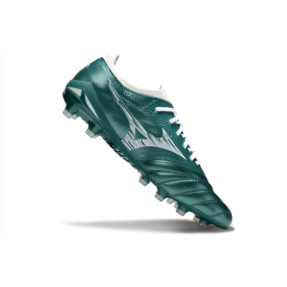 Chuteira Campo Mizuno Morelia Neo 4 Beta FG Verde e Branco