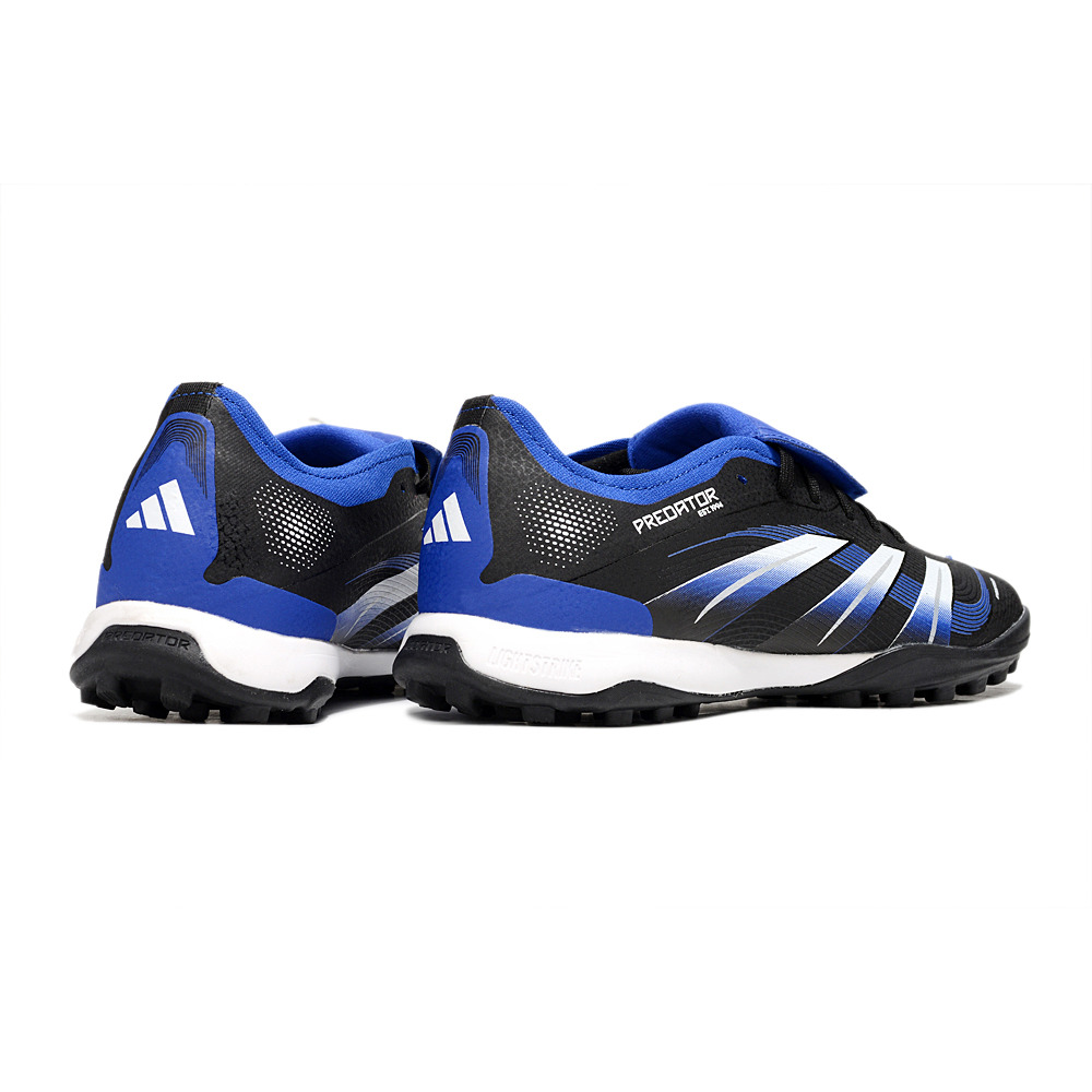 Chuteira Society Adidas Predator League Elite TF Preta e Azul