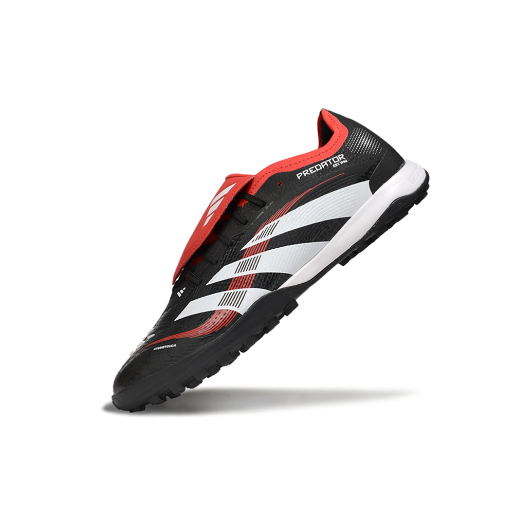 Chuteira Society Adidas Predator League Elite TF Preto e Vermelho