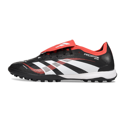 Chuteira Society Adidas Predator League Elite TF Preto e Vermelho