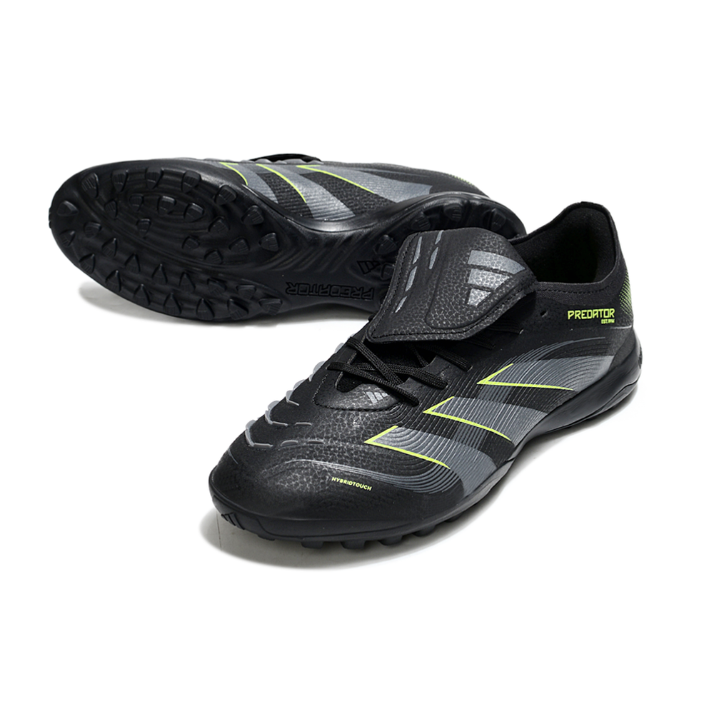 Chuteira Society Adidas Predator League Elite TF Preto e Verde