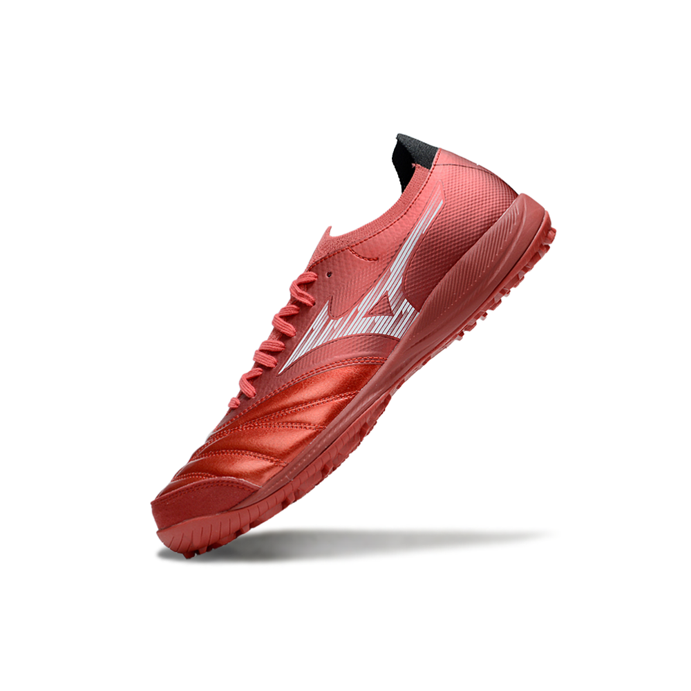 Chuteira Society Mizuno Morelia Neo Sala TF ''Ruby Red'' Vermelho