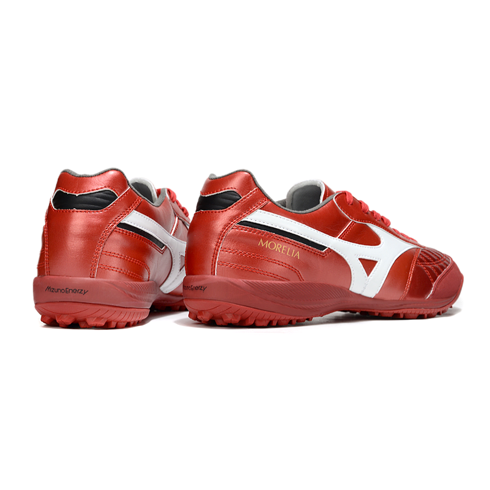 Chuteira Society Mizuno Morelia Neo 4 TF ''Ruby Red'' Vermelho