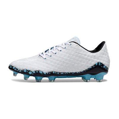 Chuteira Campo Nike Retrô Hypervenom Phantom I FG Transform Hydra Branco e Azul