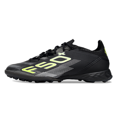 Chuteira Society Adidas F50 TF ''Electric Stealth'' Preto e Verde
