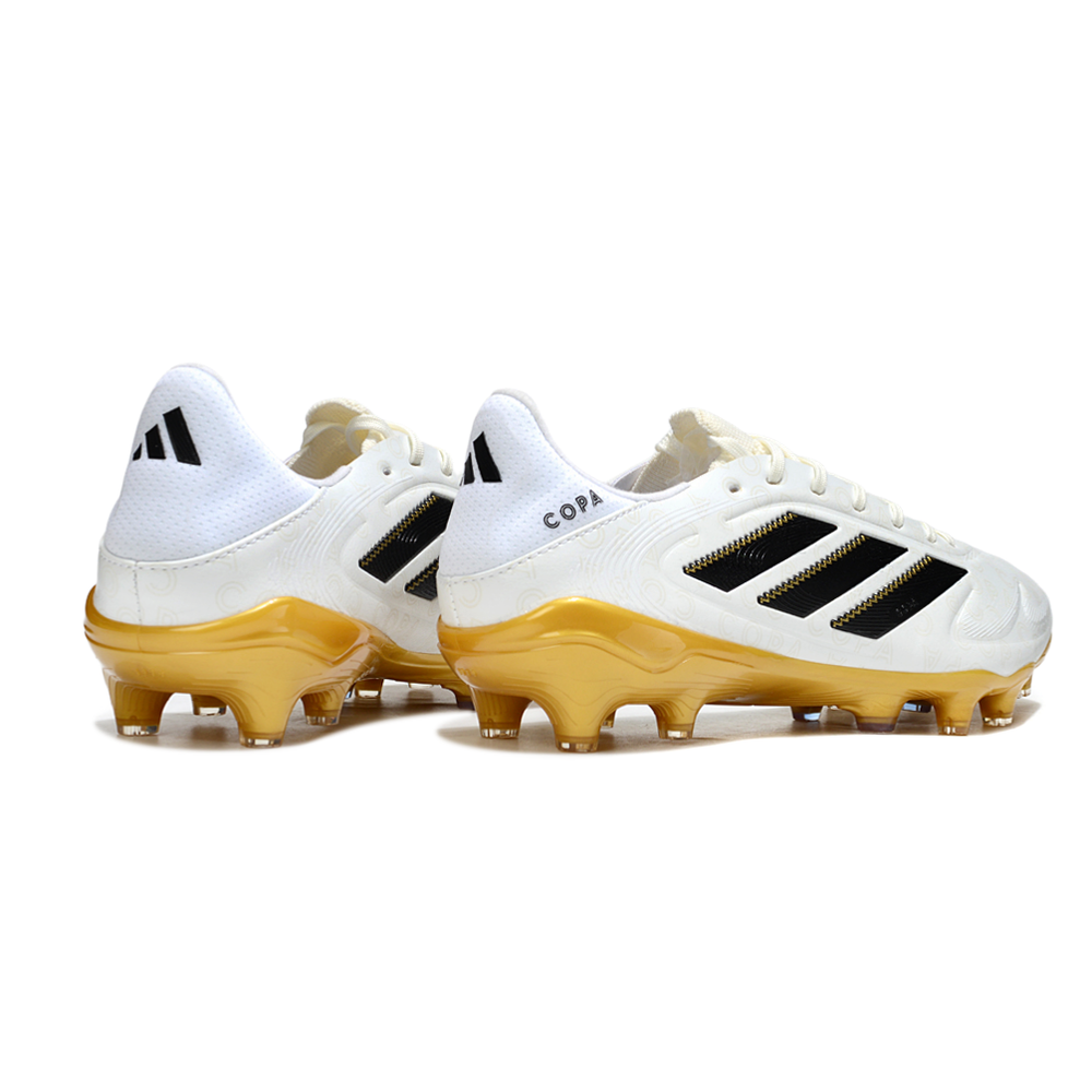 Chuteira Campo Adidas Copa Pure III Elite FG ''Road To Glory'' Branco e Dourado