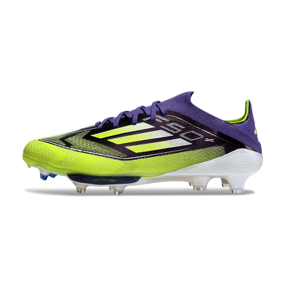 Chuteira Campo Adidas F50+ FG Roxo, Verde e Branco
