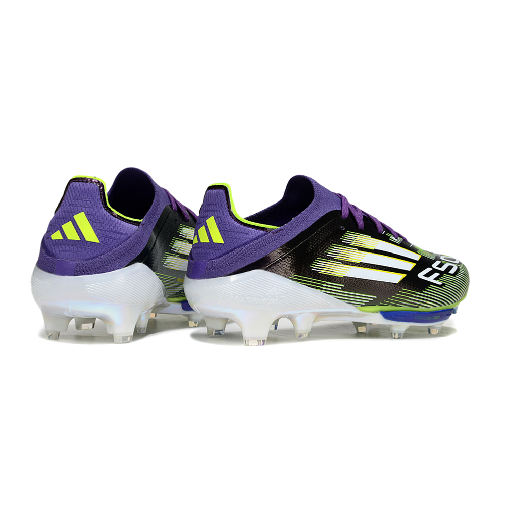 Chuteira Campo Adidas F50+ FG Roxo, Verde e Branco