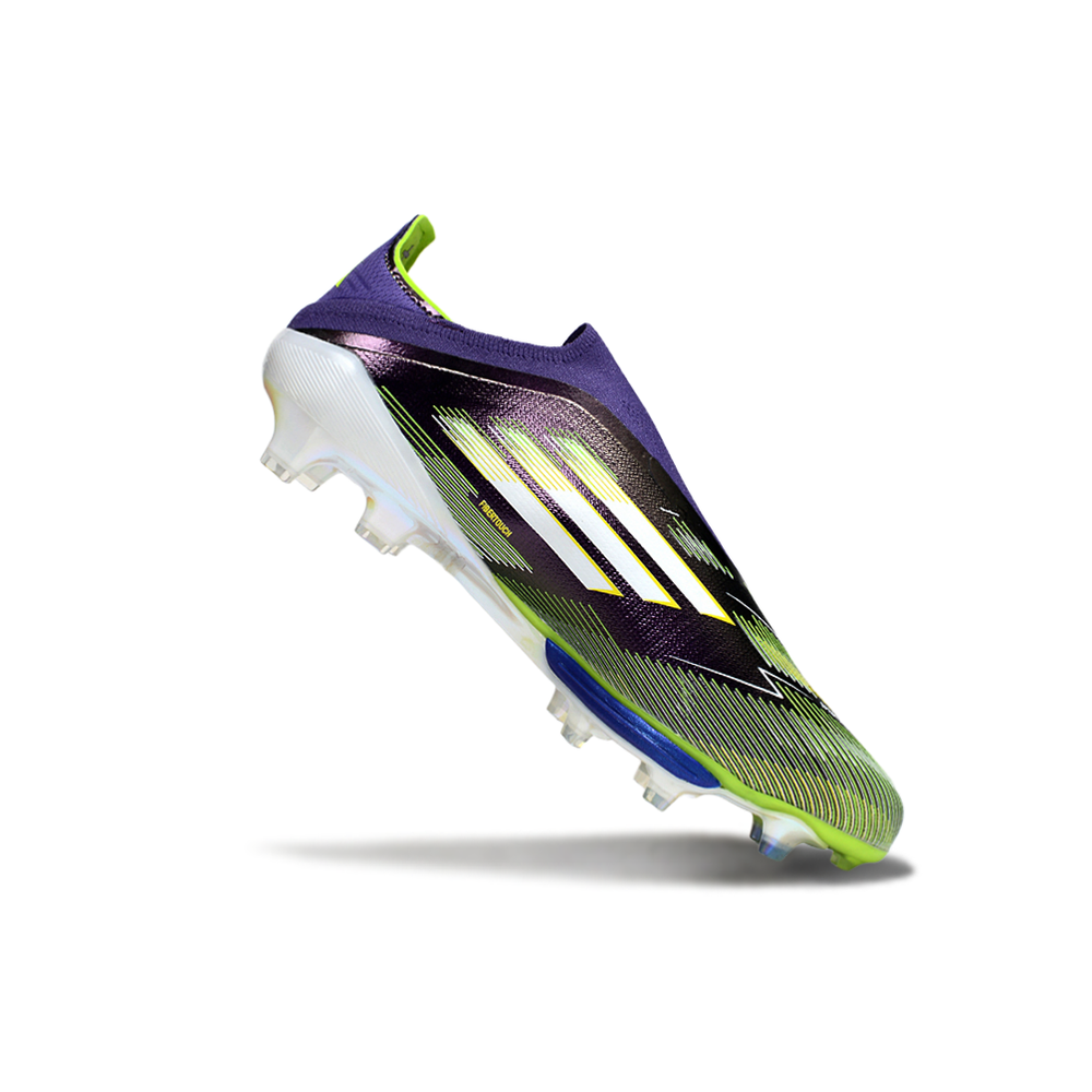 Chuteira Campo Adidas F50+ LL FG Roxo e Verde