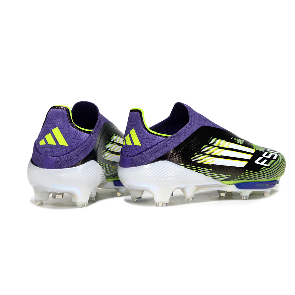 Chuteira Campo Adidas F50+ LL FG Roxo e Verde