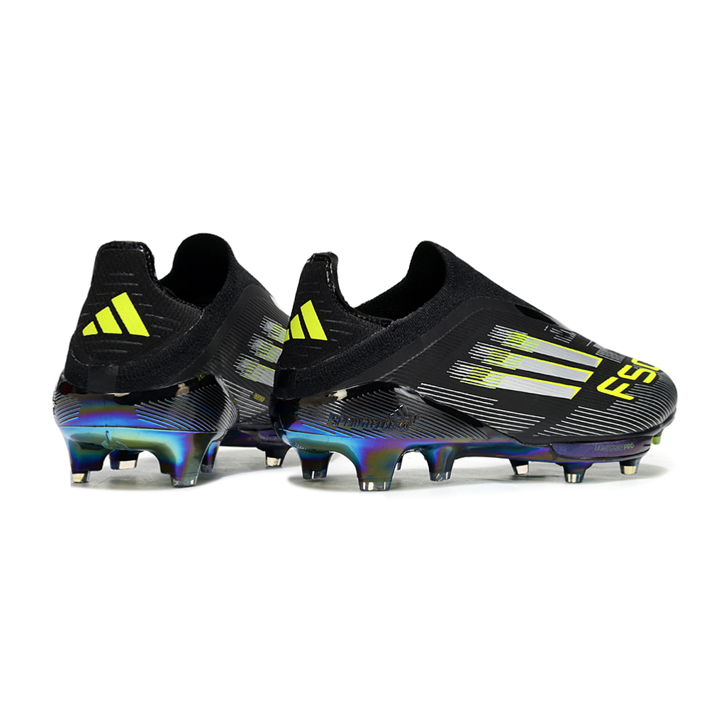 Chuteira Campo Adidas F50+ LL FG Preto e Verde
