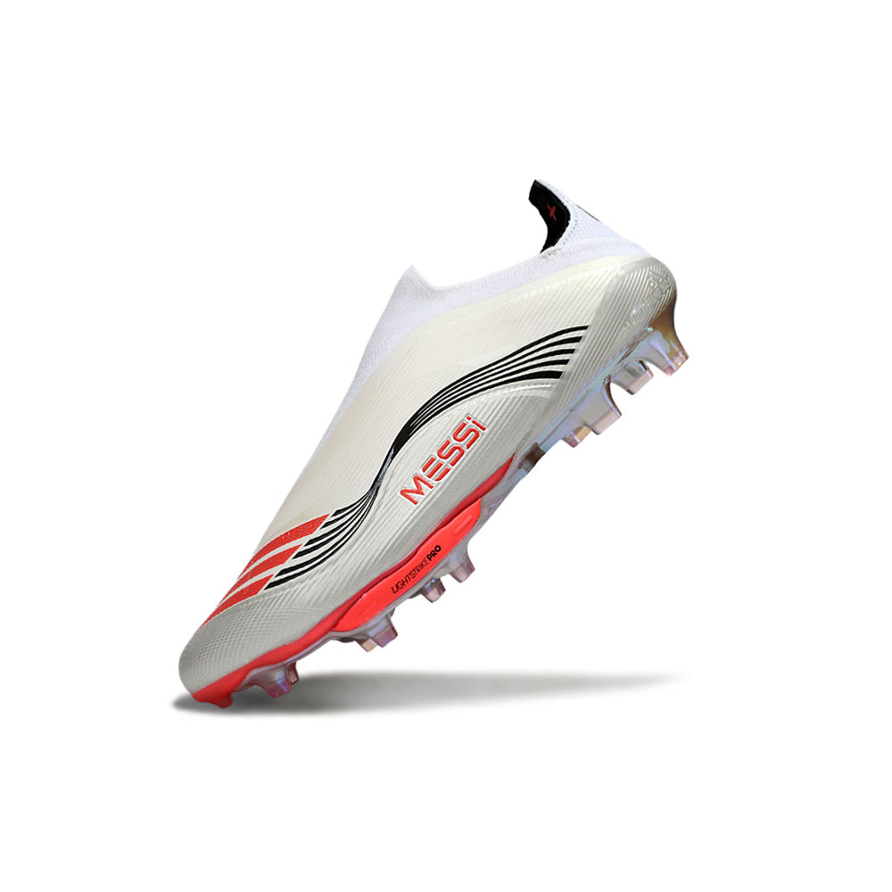 Chuteira Campo Adidas F50+ LL FG ''Prestig10'' Branco, Cinza e Rosa