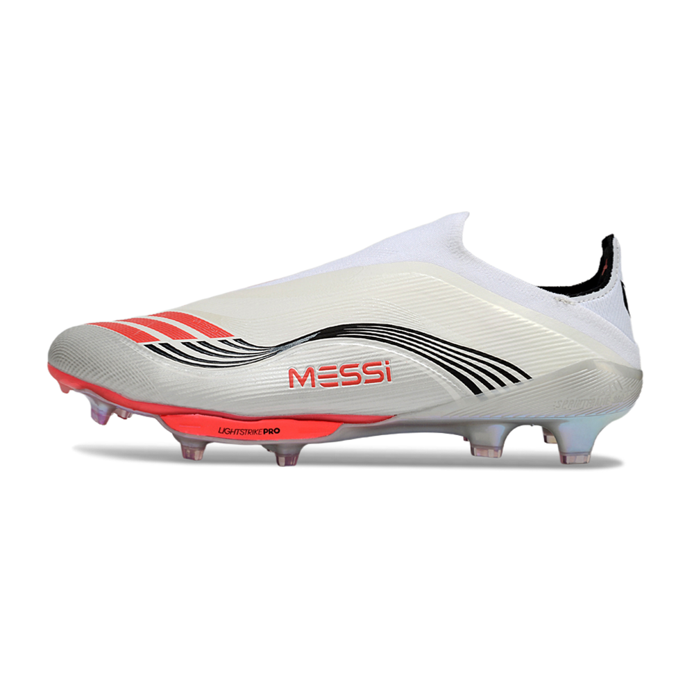 Chuteira Campo Adidas F50+ LL FG ''Prestig10'' Branco, Cinza e Rosa