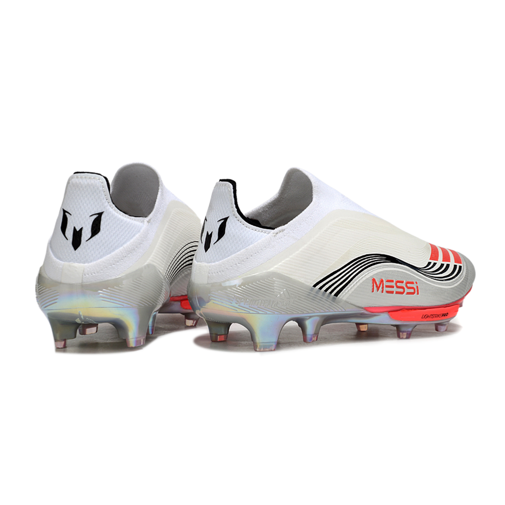 Chuteira Campo Adidas F50+ LL FG ''Prestig10'' Branco, Cinza e Rosa