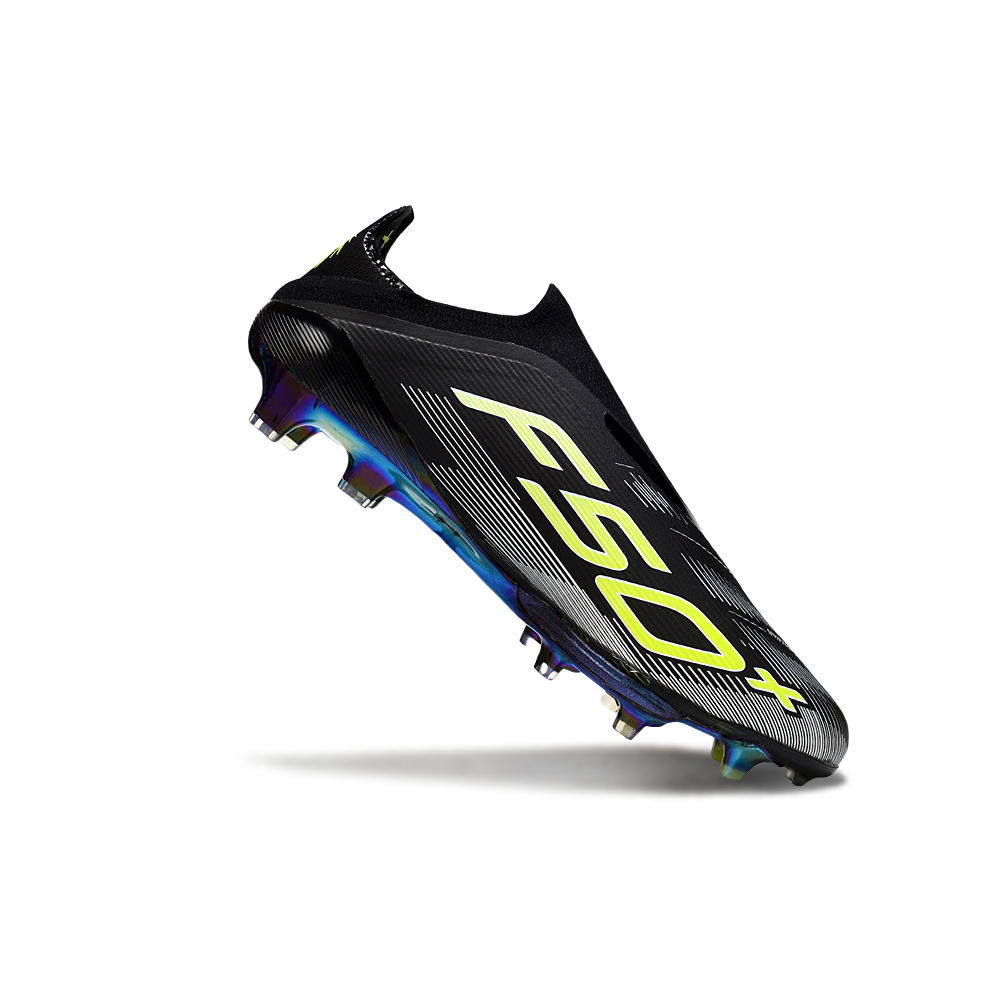 Chuteira Campo Adidas F50+ LL FG Preto e Verde