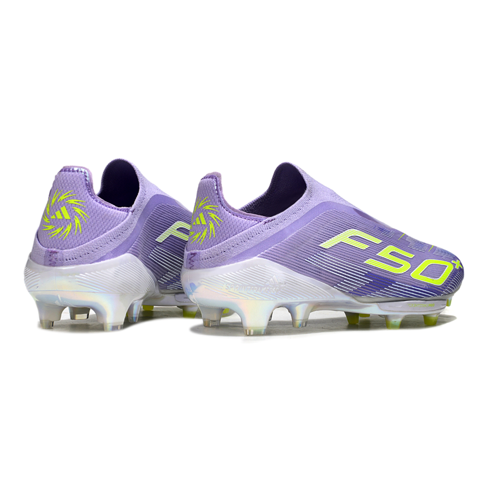 Chuteira Campo Adidas F50+ LL FG Roxo e Verde
