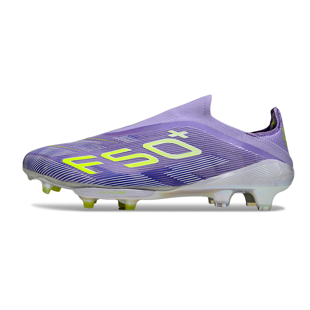 Chuteira Campo Adidas F50+ LL FG Roxo e Verde