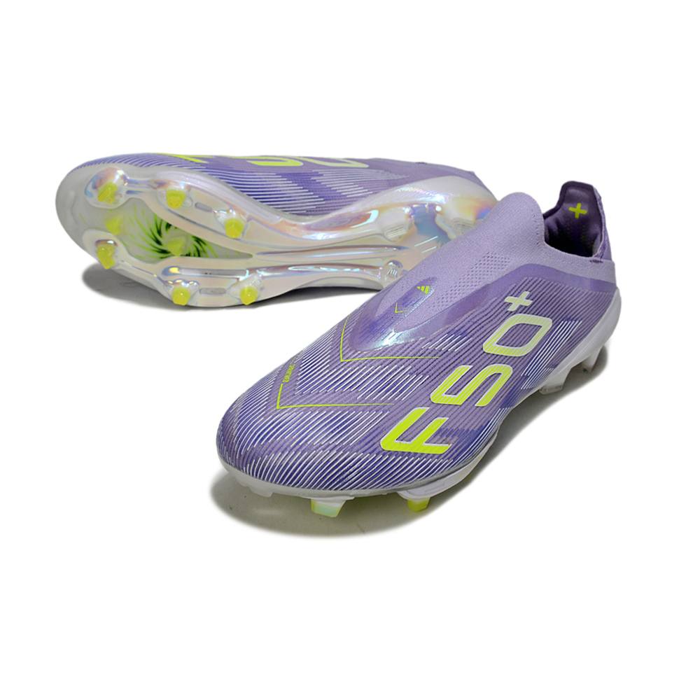 Chuteira Campo Adidas F50+ LL FG Roxo e Verde