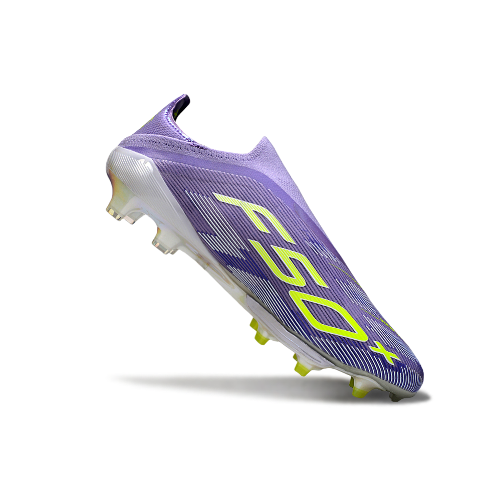 Chuteira Campo Adidas F50+ LL FG Roxo e Verde