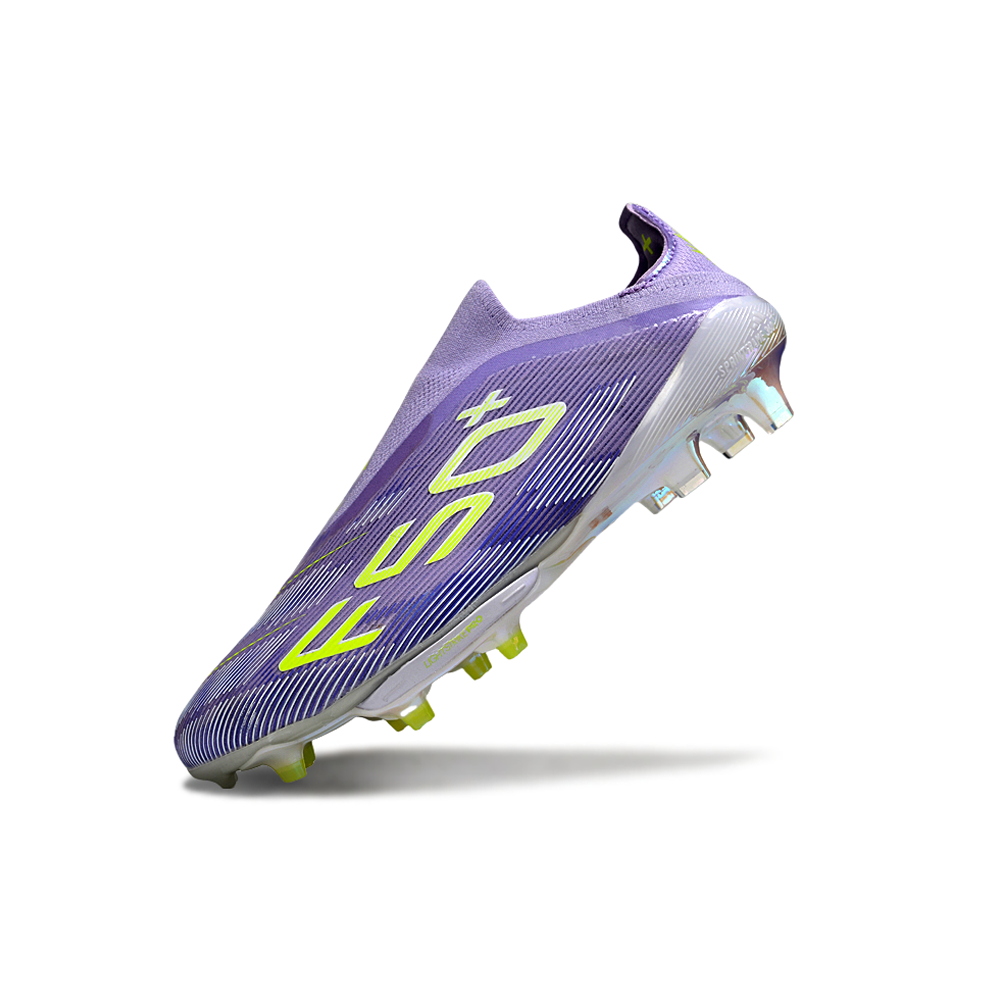 Chuteira Campo Adidas F50+ LL FG Roxo e Verde