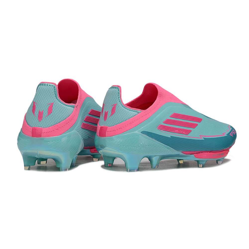 Chuteira Campo Adidas F50+ LL FG ''La Vida Tropical'' Azul e Rosa
