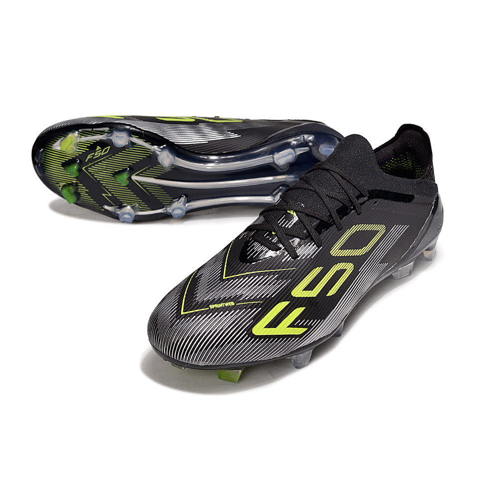 Chuteira Campo Adidas F50 Preto e Verde