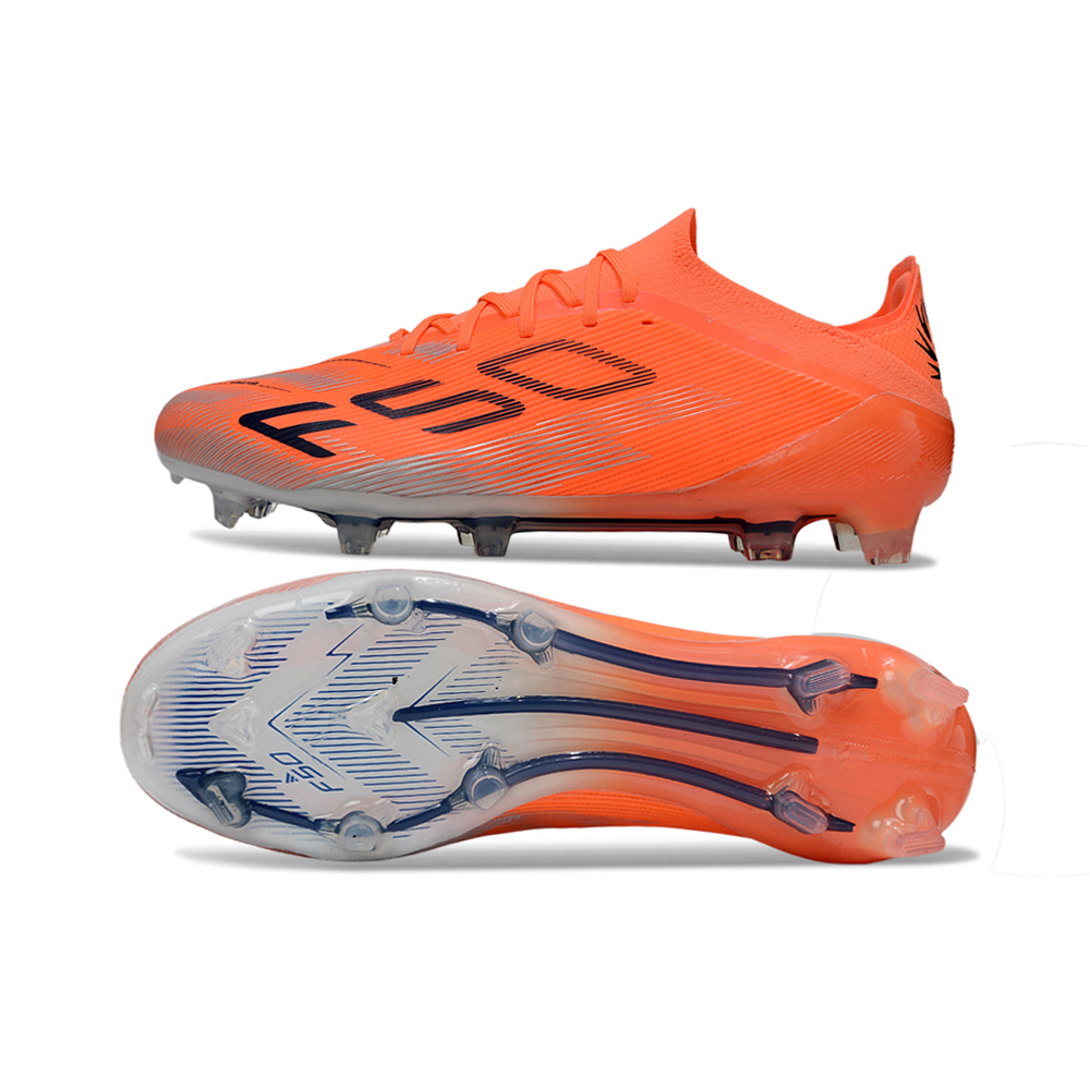 Chuteira Campo Adidas F50 FG Laranja e Cinza